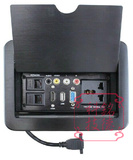 翻盖隐藏式桌面插座 多媒体台面信息盒 USB 可充电HDMI免焊接插座
