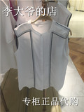 2015夏太平鸟女装代购A1CA52455专柜正品A1CA5245581斯文无袖衬衫
