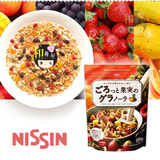 日本进口零食品 日清 水果谷物麦脆片食物纤维燕麦片营养早餐1610