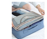 韩国旅行收纳袋出国出差便携防水化妆包收纳包  大容量多层整理包