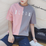 夏季男士短袖t恤个性创意日系潮牌韩版潮流学生衣服gd权志龙同款