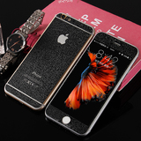 苹果6钢化玻璃膜iphone6手机贴膜前后全屏镜面彩膜4.7/5.5寸plus