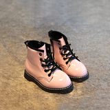 品牌童鞋冬女童防滑短靴韩版男女童侧拉链中帮棉皮鞋儿童马丁靴潮