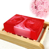天天特价韩国美白玫瑰精油手工香皂 祛痘美白保湿包邮男女