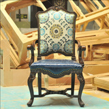 特价新古典高档实木复古书椅 法式影楼梳妆欧式美式雕花餐椅咖啡