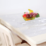 新品上市家用PVC餐桌布防水软质玻璃塑料垫免洗茶几垫磨砂水晶板