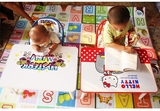 婴幼儿折叠桌儿童玩具桌椅组合 宝宝吃饭桌学习画画桌椅套装特价