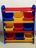 特价儿童玩具收纳架塑料角落收拾架柜幼儿园储物置物架分类架书架