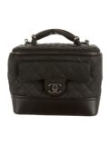 美国正品直邮 Chanel香奈儿 金链扣黑色菱格经典女包包手提包