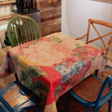 布艺棉麻桌布 民族田园风餐厅台布客厅茶几布厚款创意盖布餐桌布