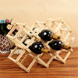 实木酒架创意折叠木质红酒架葡萄酒架展示架红酒木架木质简易酒架
