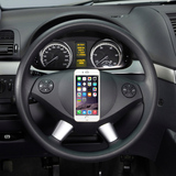 汽车车载手机支架 磁性万能固定座 360度方向盘磁性手机座手机架