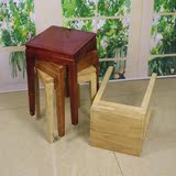 特价全橡木大方凳实木圆凳子餐桌凳坐板凳古筝凳家用叠放创意包邮