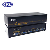 CKL-104A 视频分屏器1分4 1拖4 一进四出VGA分配器 450MHZ