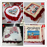 桂林可食用数码照片图片蛋糕 生日，爱情、儿童蛋糕同城免费配送