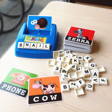 英语单词游戏 LITERACY FUN GAME 学习英文的简单益智玩具 3+