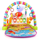 婴幼儿宝宝健身架脚踏钢琴遥控多功能音乐爬行垫游戏毯音乐玩具