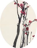 中国画花鸟画客厅 字画书画作品书法装饰画于希宁 梅花报春赠装裱