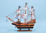木质手工海盗船模型 地中海风格 工艺帆船摆件 一帆风顺装饰礼品