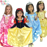 六一儿童COSPLAY化妆舞会演出服装女童白雪公主仙蒂公主裙