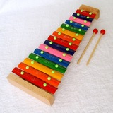 儿童木琴玩具手敲琴15音铝片琴奥尔夫乐器男女宝宝早教益智音乐琴