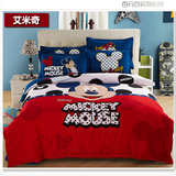 床上韩式磨毛四件套1.8m全棉加厚床单式双人被套2.0米秋冬婚庆1.5
