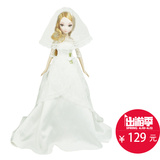 正品可儿娃娃  金色婚纱系列 纯白之恋 婚庆礼品 个人收藏 R4322N