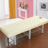 特价包邮 美容院专用纯色床笠式床单加厚夹棉绗缝床护垫罩可定做