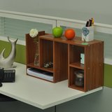 创意桌上小书架伸缩置物架桌面书架办公室书架简易书桌收纳架学生