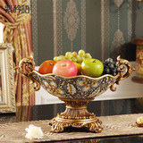 紫矜语新款欧式桌面客厅摆件装饰品摆设家居现代水果盘创意工艺品