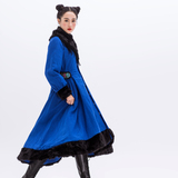 素萝 心月狐。贰 原创设计中国风2015新款冬装长袖棉服流苏外套