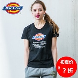 Dickies2015纯棉短袖T恤女 新版经典Logo印花TEE 夏装新品WL401L
