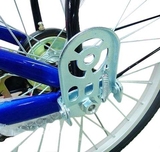 自行车电动车后脚踏板 后脚蹬 后踏脚加厚型/可折叠一对儿童脚踏