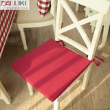 定制！zakka日式椅垫/坐垫/海绵垫/座椅垫/餐椅垫座垫#15樱桃红