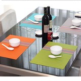欧式PVC 长方形超薄 可清洗 小清新家用厨房餐桌碗盘餐具隔热垫子