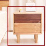 实木床头柜简约现代纯橡木储物柜日式小户型卧室收纳边柜角柜家具
