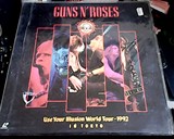 GUNS N' ROSES IN TOKYO 1992 演唱会 日本版 LD镭射大碟