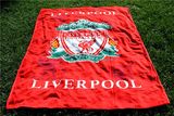 利物浦足球迷用品纪念品冬季床上用品绒毛毯床单空调被红军杰拉德