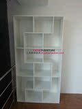 上海白色格子柜办公室隔断装饰柜员工储物柜创意文件柜组合木制柜