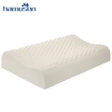 哈姆森纯天然正品泰国乳胶按摩枕儿童天然乳胶枕长方形成人颈椎枕