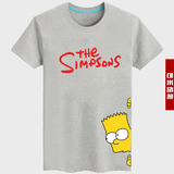 辛普森一家短袖T恤t恤The Simpsons男女装情侣装男士打底衫体恤