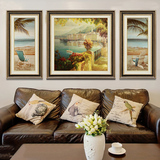 现代简约客厅装饰画有框 沙发背景墙壁画 美式乡村挂画 欧式画