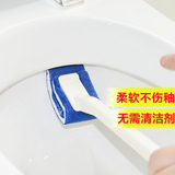 日本LEC免清洁剂厕所刷马桶刷子清洁刷浴缸刷卫生间刷软刷头套装