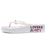 juicy lovers正品人字拖女夏季防滑厚底拖鞋夹脚坡跟沙滩鞋凉拖鞋