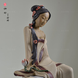 中式仕女摆件汉唐朝古典美女特色民族手工艺品出国外国人礼品特价