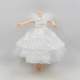 Blythe小布娃娃 白色裙子 适合小布装扮也适合azone等关节体娃娃