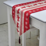 包邮圣诞桌旗 长方桌巾桌垫桌布 圣诞节咖啡厅餐厅餐桌装饰床尾旗