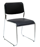 特价培训椅可重叠靠背椅电镀皮椅电脑椅会议椅职员椅软垫办公椅