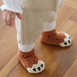 脚爪毛圈袜双面点胶防滑袜子婴儿宝宝袜秋冬加厚纯棉儿童袜子