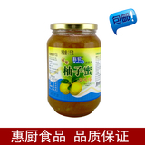 正品包邮 韩国科轮蜂蜜柚子茶1kg柚子蜜饮品家庭餐饮必备1000g